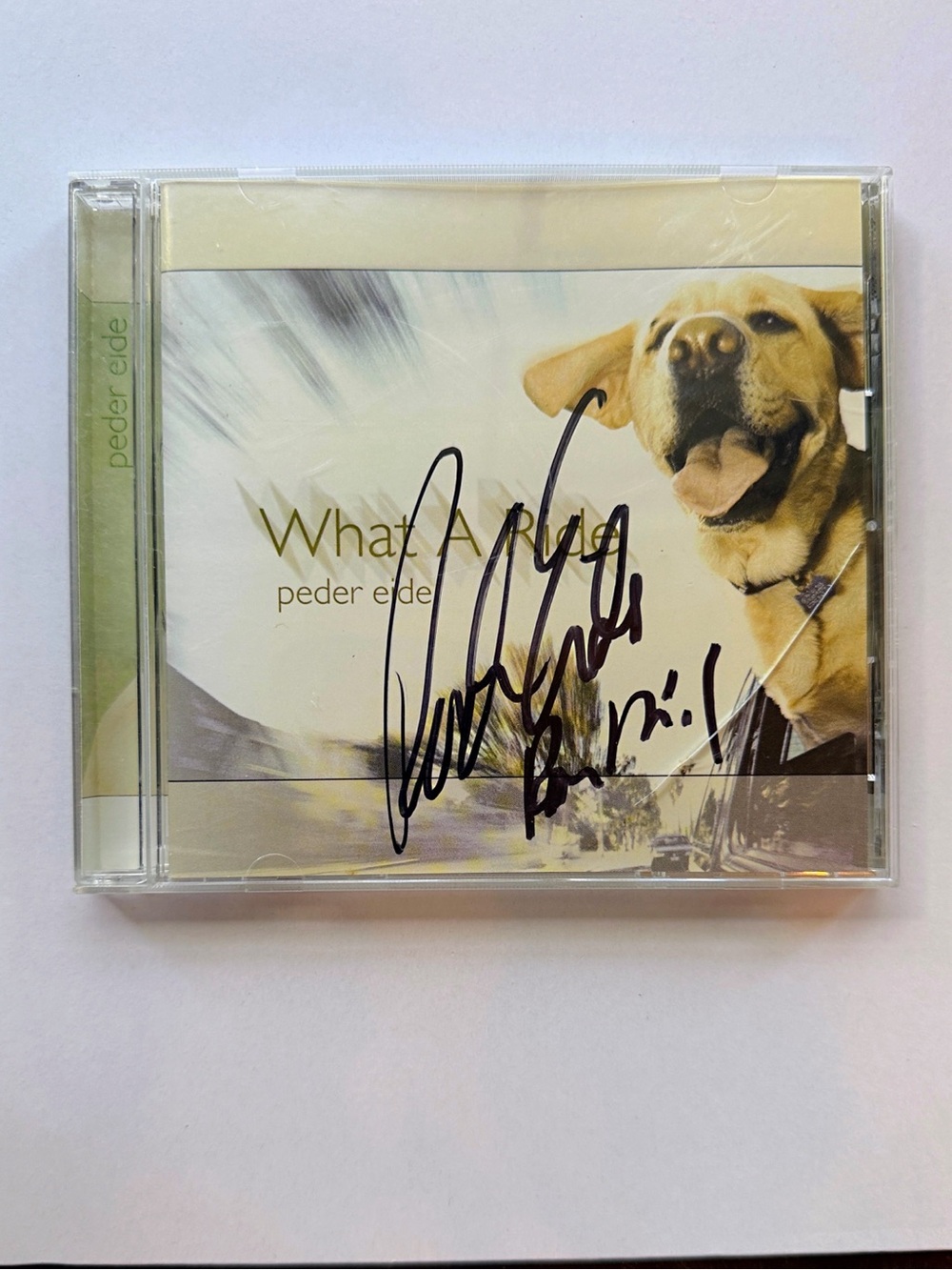 Peder Eide - What A Ride CD (2003) AUTOGRAPHED / HAND-SIGNED